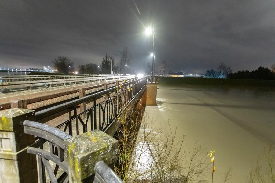 Maltempo, ancora chiusi i ponti sul Secchia di Modena