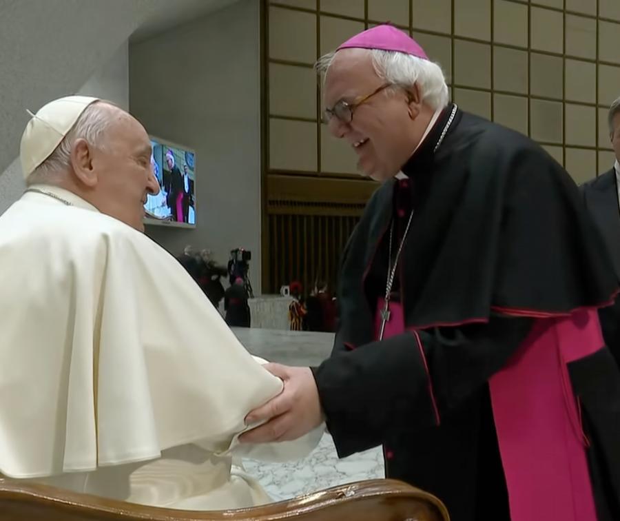 Ferrara, l’arcivescovo Perego ha incontrato papa Francesco