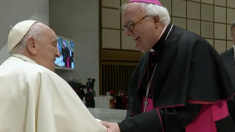 Ferrara, l’arcivescovo Perego ha incontrato papa Francesco