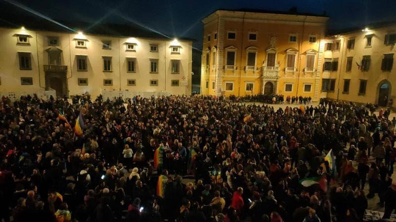 
	La manifestazione a Pisa venerd&igrave; 23 febbraio

