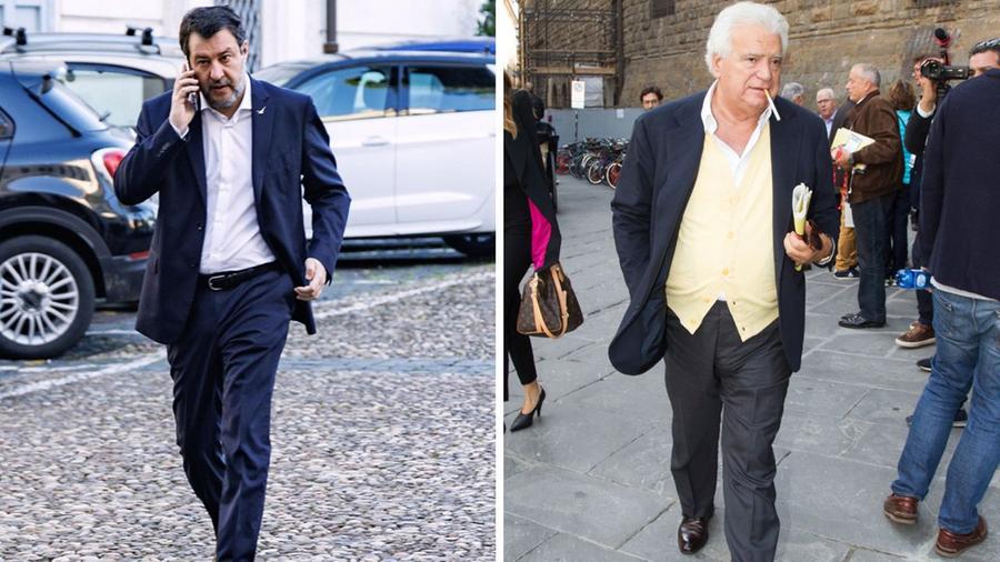 
	Il ministro Matteo Salvini e l'ex senatore, Denis Verdini


