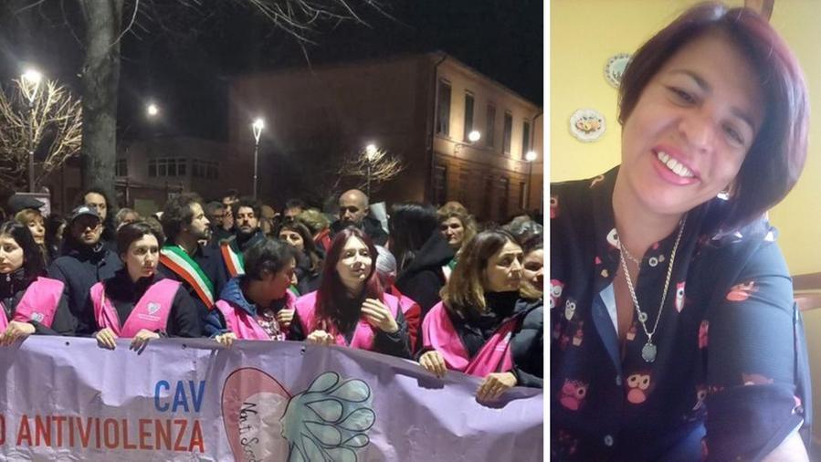 Il corteo a Fornaci di Barga e la vittima del femminicidio, Maria Batista Ferreira