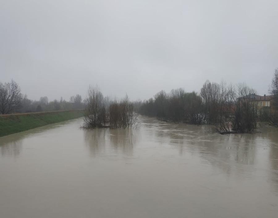 Modena,  la piena passa senza danni: ma per oggi è ancora allerta