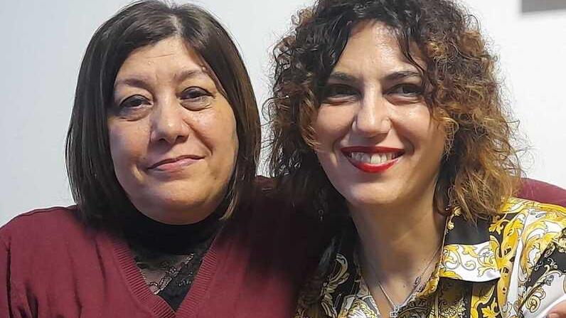 Da sinistra l'operatrice Maria Di Francesco e l'avvocata Pina Di Credico