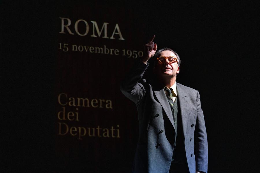 Modena, De Gasperi pioniere dell’Europa: quando il teatro è riflessione