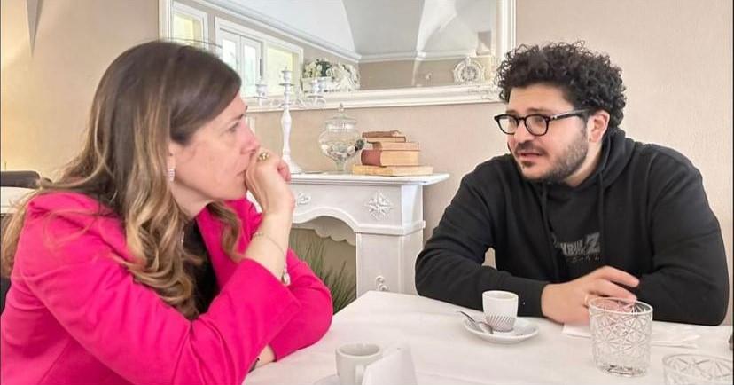 Cagliari, Alessandra Todde incontra Patrick Zaki