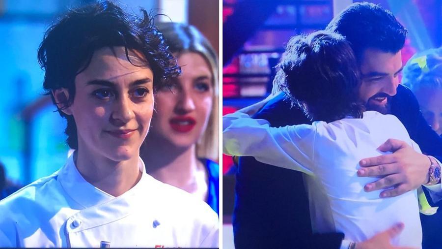 
	La tensione sul volto di Eleonora prima del successo e l'abbraccio con lo chef Cannavacciuolo

