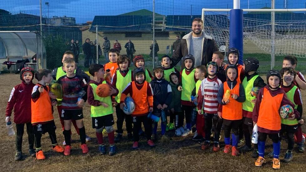 Lucchesi, le 20 maglie dell’Italrugby e la gioia di tornare tra i bimbi nella sua Livorno