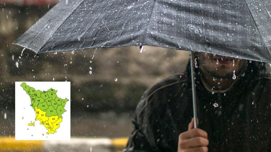 Maltempo, in Toscana meridionale codice giallo il 2 marzo. Piogge su tutto il territorio