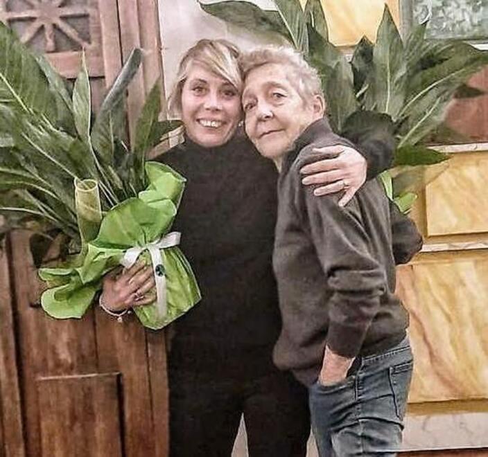 Edina Regoli a sinistra Carolina Megale (Foto da Facebook museo di Rosignano)