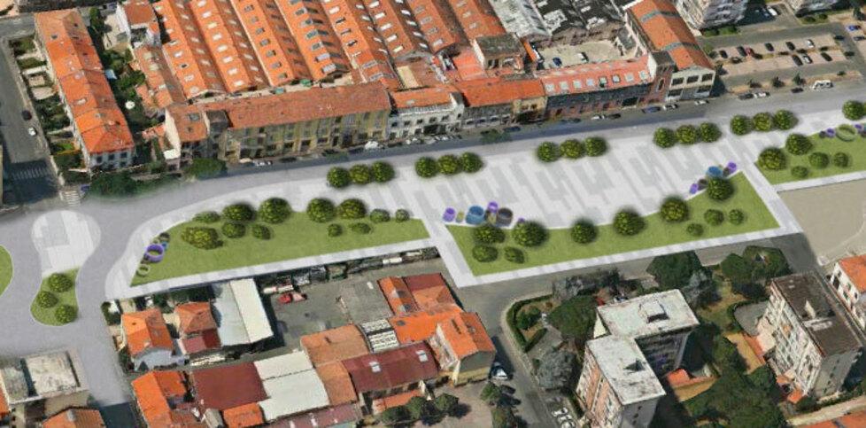Il rendering del progetto sul sottopasso del Soccorso