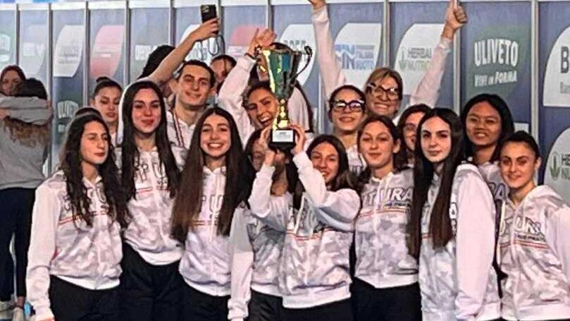 Le atlete della Futura premiate a Riccione