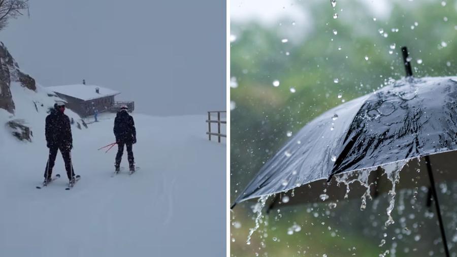 Meteo in Toscana, una domenica di pioggia e neve: ecco le zone interessate e quando finirà il maltempo