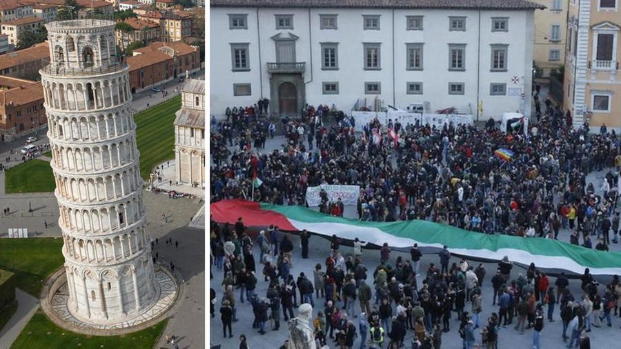 Pisa, chiusa la Torre durante la manifestazione del 2 marzo: il motivo e la strana coincidenza