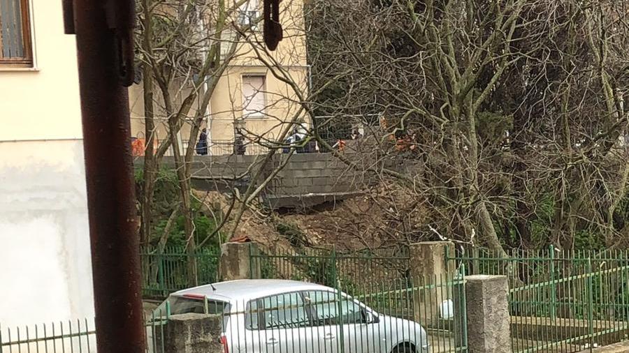 Sassari, ancora cedimenti dopo le piogge in viale Trieste
