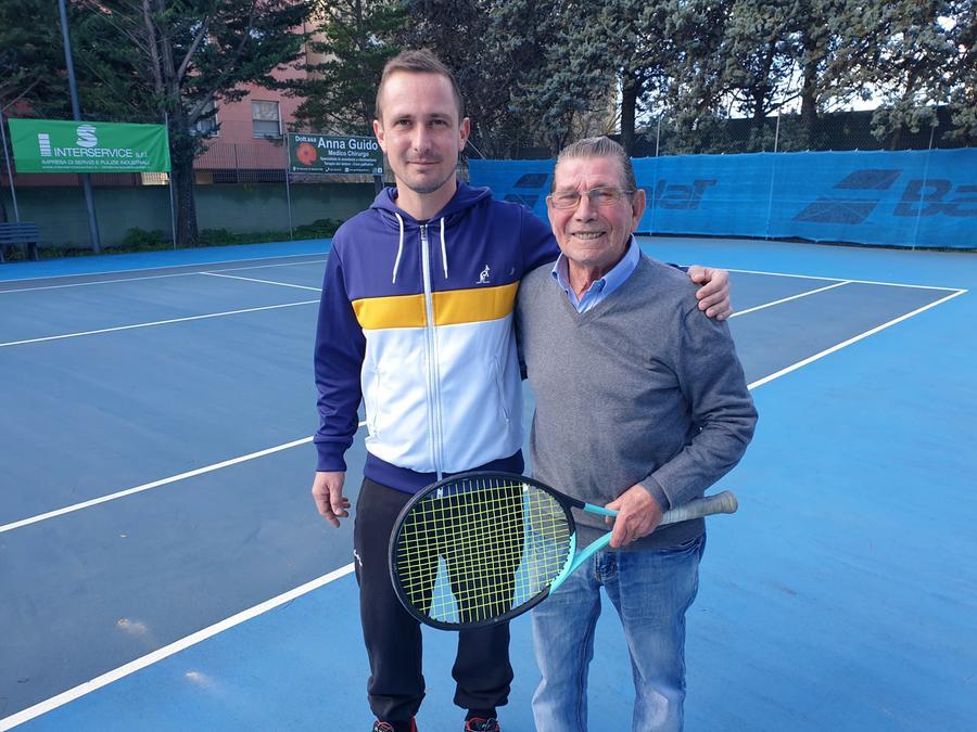 Mino Piu, 80 candeline spente sui campi da tennis