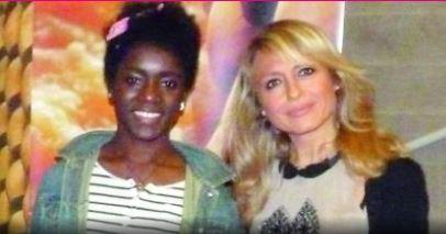 
	Una giovanissima Zaynab Dosso e Loredana Riccardi

