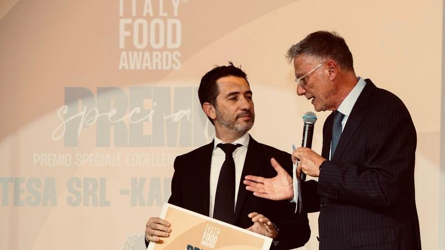 Un momento della premiazione