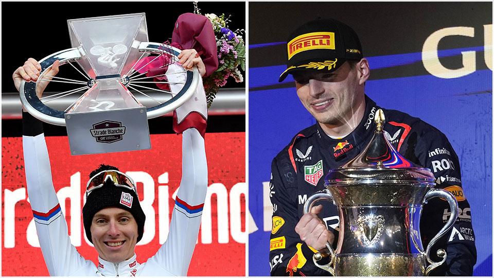 Max Verstappen e Pogaçar