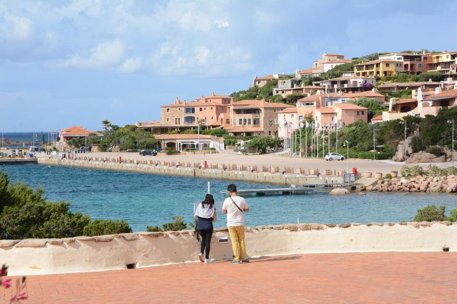 La piazzetta del borgo di Porto Cervo