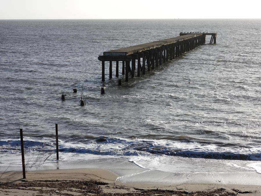 
	Cos&igrave; &egrave; ridotto il terzo&nbsp;pontile. Il primo non &egrave; messo molto meglio (foto fgp)

