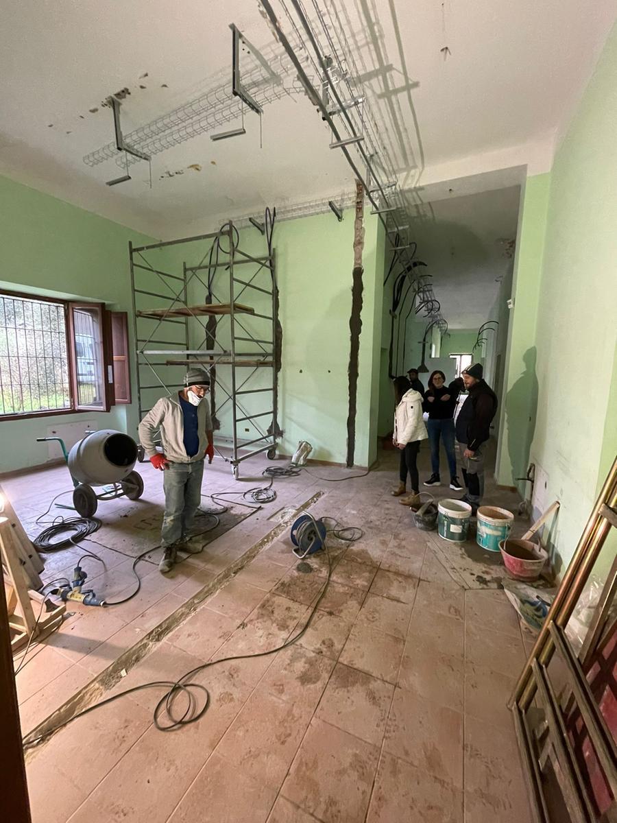 
	Una delle sale della nuova area destinata alla Protezione civile

