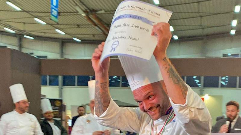 Alessandro Niccolò Nesi premiato al Campionato italiano di panificazione in corso a Carrarafiere