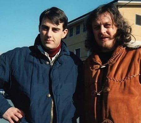 Angelo Barberi in una foto con Zucchero Fornaciari