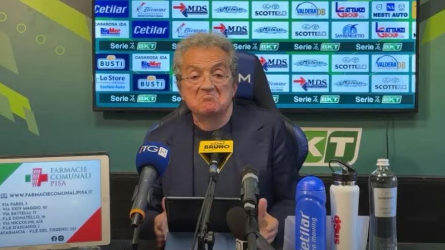 Il presidente del Pisa Giuseppe Corrado