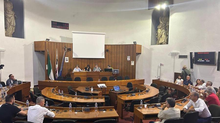 Una veduta del consiglio comunale