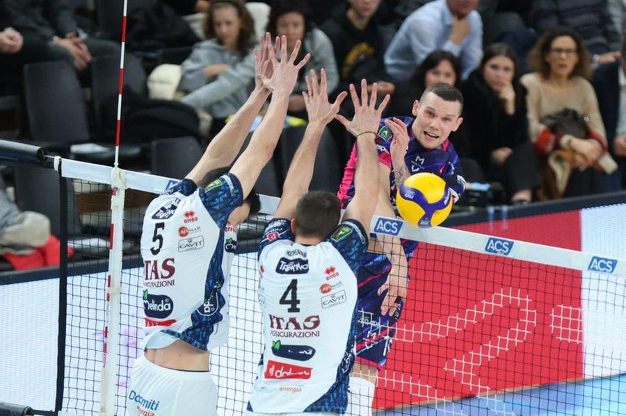 Modena Volley senza scampo, tutto facile per l’Itas Trento
