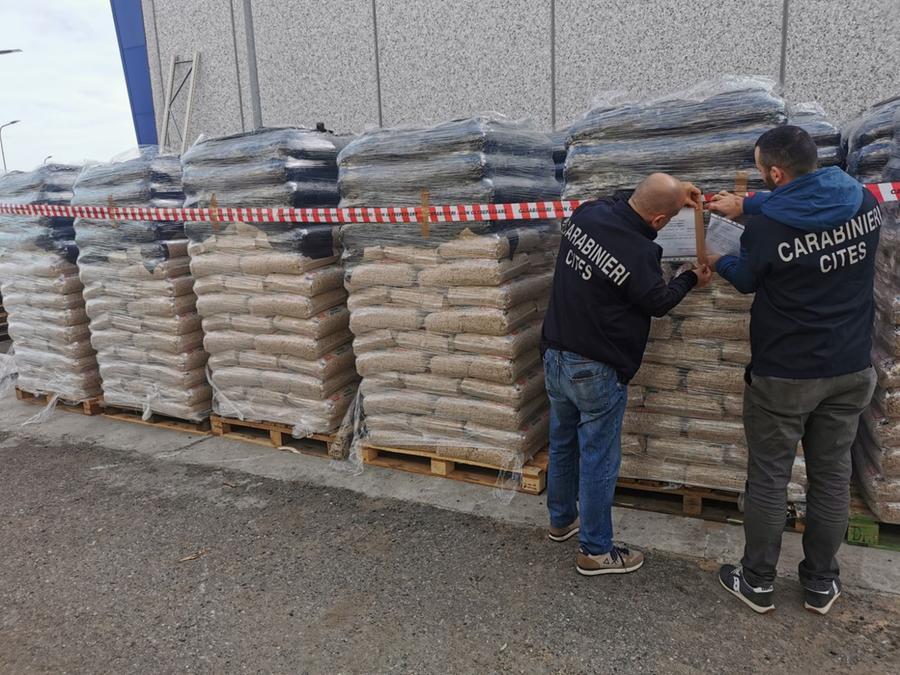 Sestu, sequestrate 30 tonnellate di pellet scaduto