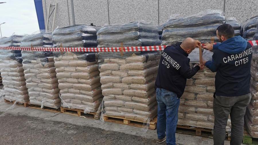 Sestu, sequestrate 30 tonnellate di pellet scaduto