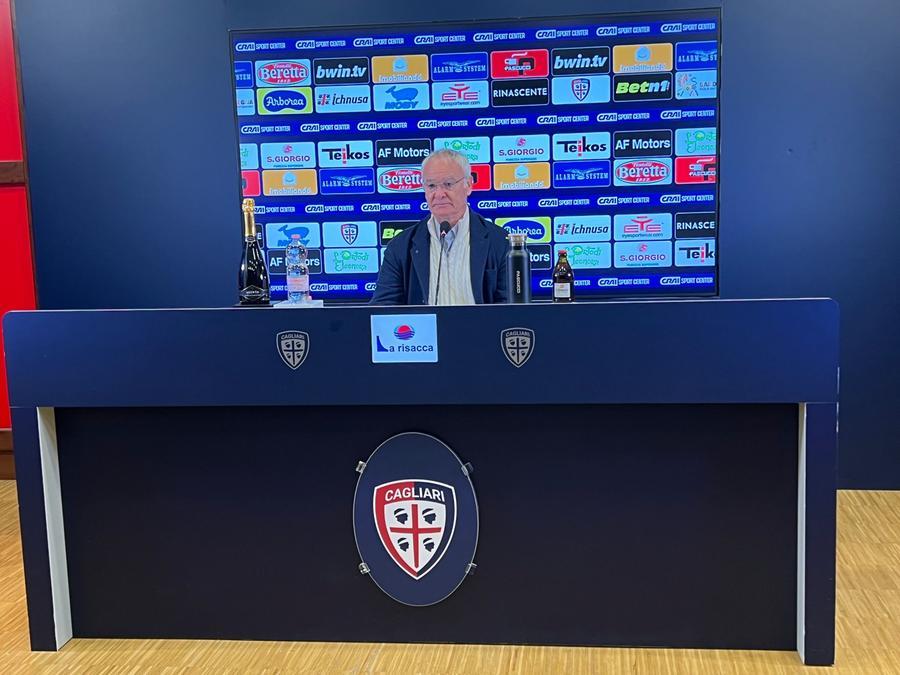 Sabato il Cagliari affronta la Salernitana ultima in classifica, Claudio Ranieri: «Partita pericolosa»