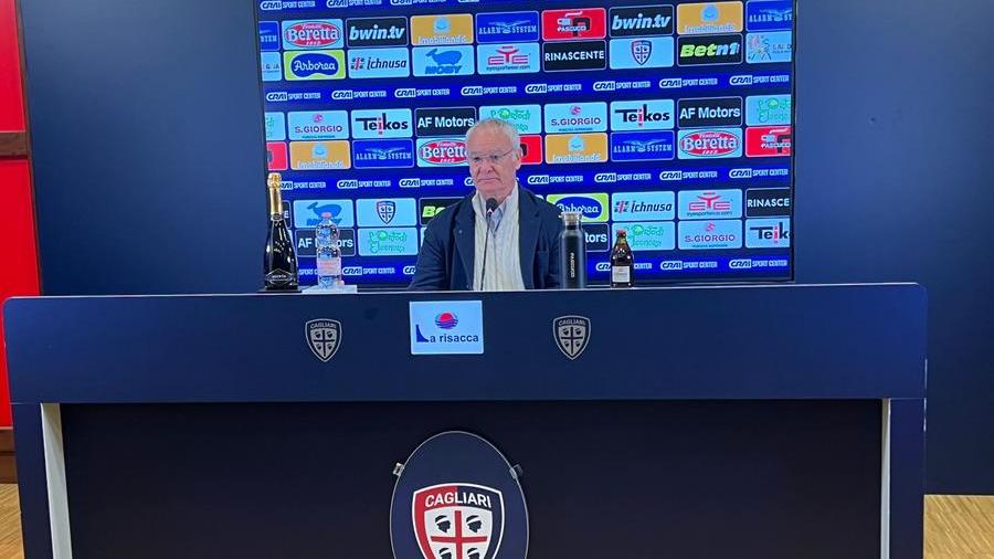 Sabato il Cagliari affronta la Salernitana ultima in classifica, Claudio Ranieri: «Partita pericolosa»