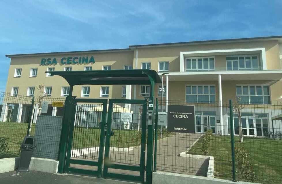 Una delle due Rsa del gruppo Gheron a Cecina