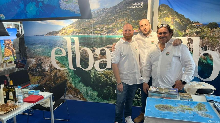 Lo stand dell’isola d’Elba alla fiera del turismo di Monaco di Baviera