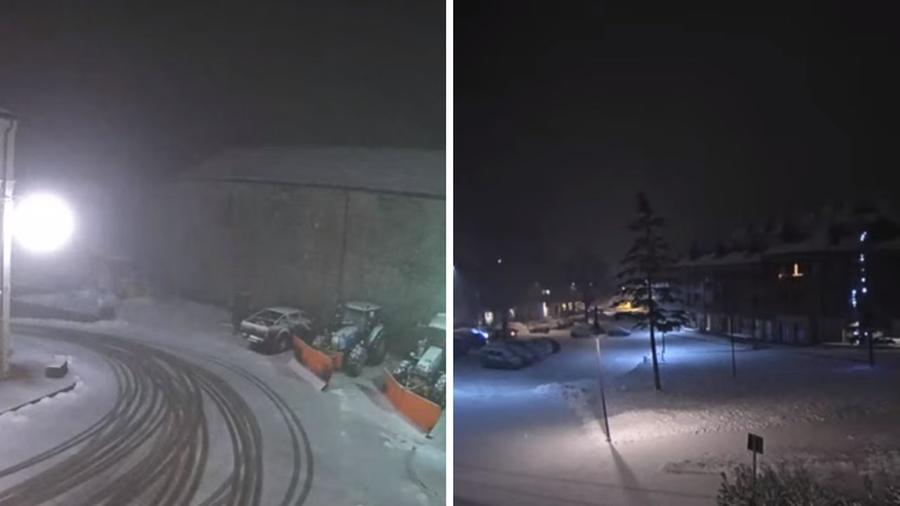 
	A sinistra la situazione a San Pellegrino in Alpe a destra all'Abetone

