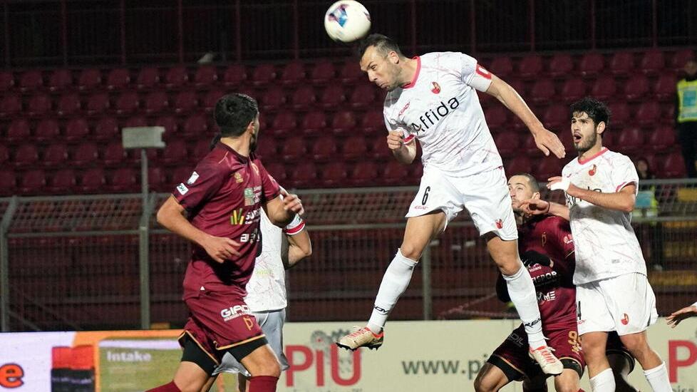 Tiritiello durante il derby contro il Pontedera