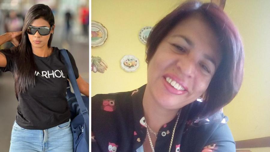
	A sinistra Geanini Batista, figlia di Maria Batista Ferreira (a destra)

