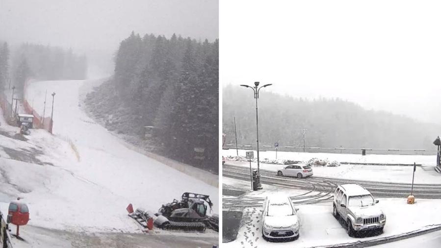Forti nevicate all'Abetone domenica 10 marzo