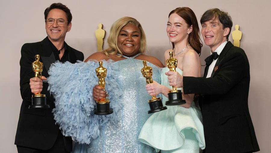 Agli Oscar il trionfo di Oppenheimer, Italia a mani vuote