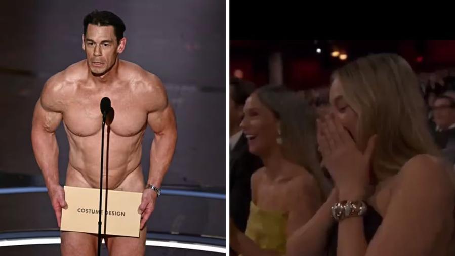 John Cena nudo sul palco degli Oscar e la reazione del pubblico