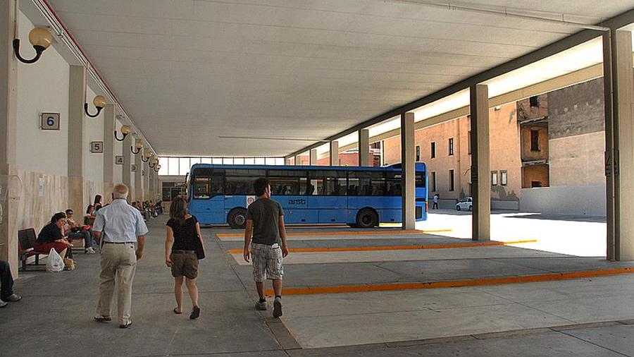La stazione Arst di via Cagliari