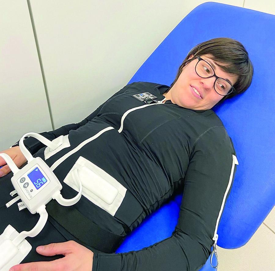 La forza di volontà di Martina trova un alleato nella Neurotuta