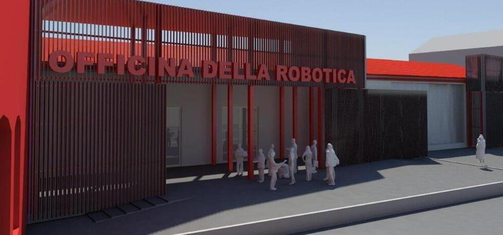 Un’immagine al computer di come sarà il nuovo centro
