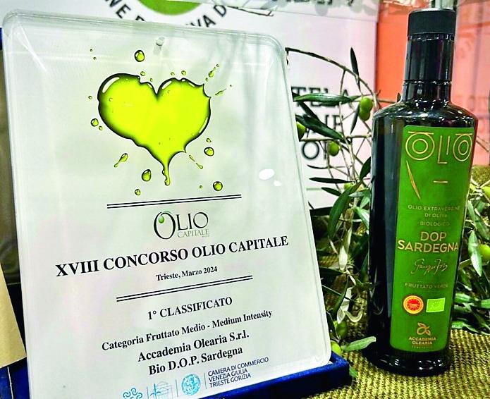 L’olio di Accademia Olearia di Alghero sbanca l’expo di Trieste