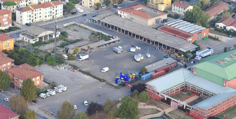 
	L'area in cui sar&agrave; realizzata l'opera

