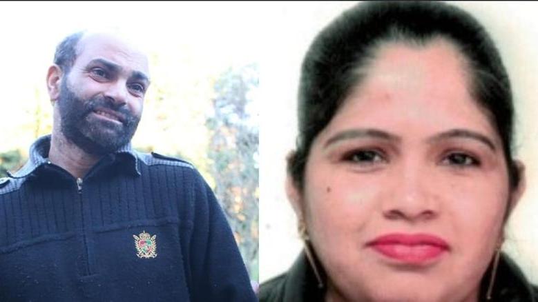 Il marito Hardeep Singh e la moglie Kulwinder Kaur