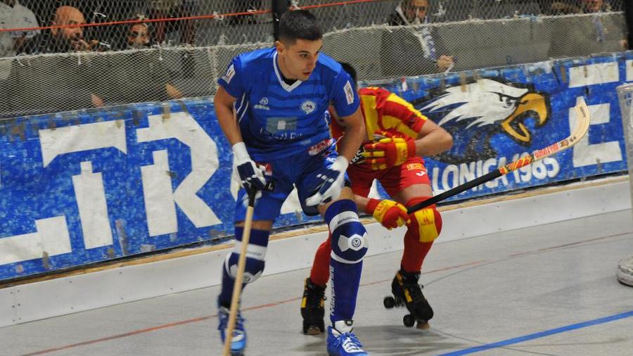 Francesco Banini in azione (foto Giorgio)